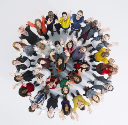 Team of remote workers